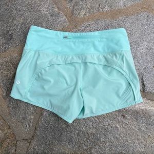 Lululemon speed shorts
